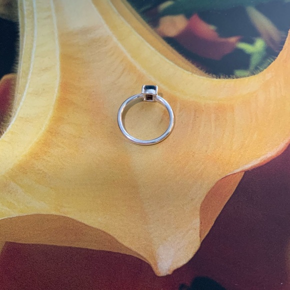 Black Ethiopian Opal Ring - 925 Sterling Silver - Size 5.5 - Picture 3 of 15